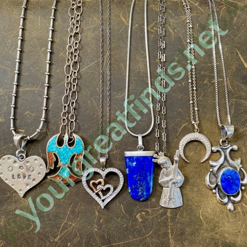 Diamond 14k Yellow GOld and Silver Heart Pendant Necklace Yourgreatfinds