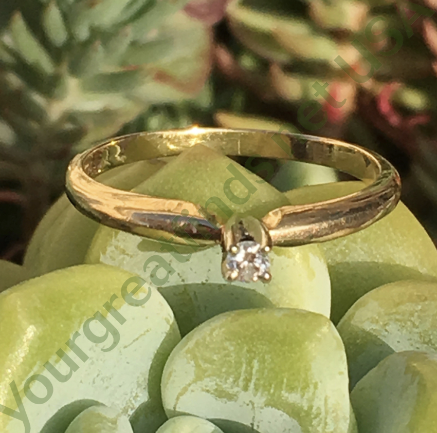 Diamond Engagement Ring 14k Gold Yourgreatfinds