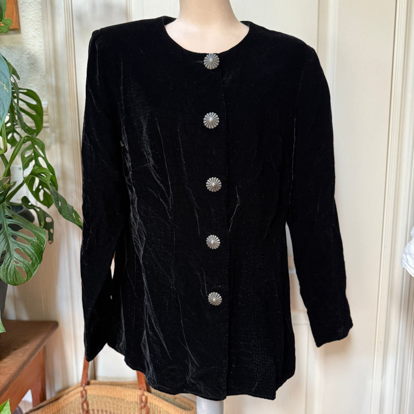 Double D Ranch Black Button Up Jacket jacket