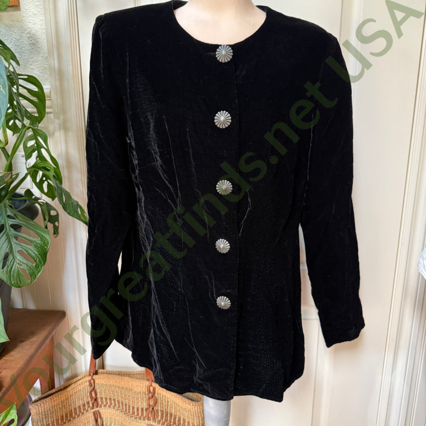 Double D Ranch Black Button Up Jacket jacket