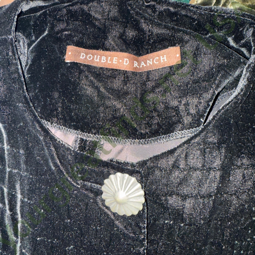 Double D Ranch Black Button Up Jacket jacket