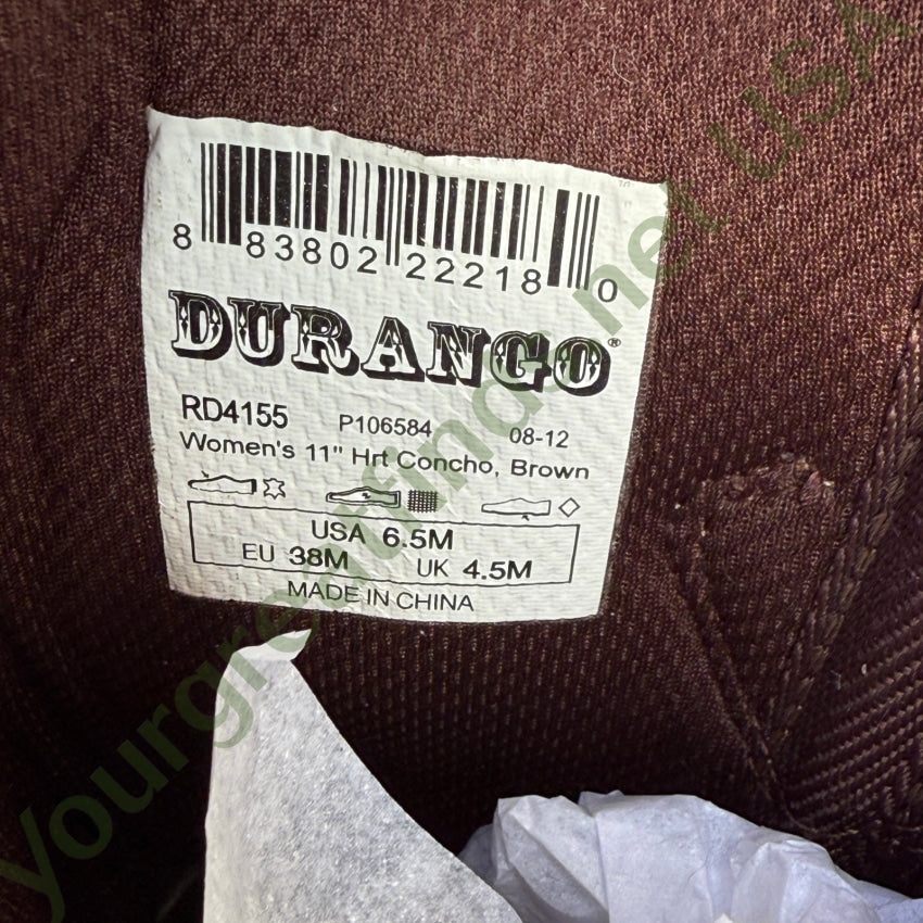 Durango Crush Heartbreaker Distressed Women’s Cowboy Boots 6.5 cowgirl boots