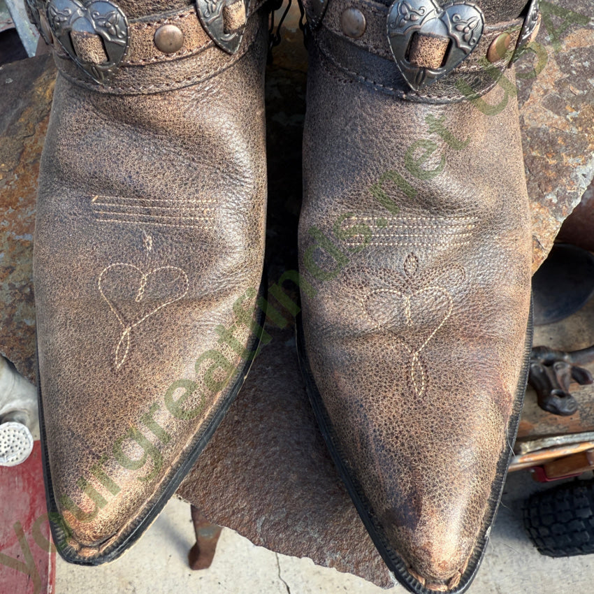 Durango Crush Heartbreaker Distressed Women’s Cowboy Boots 6.5 cowgirl boots