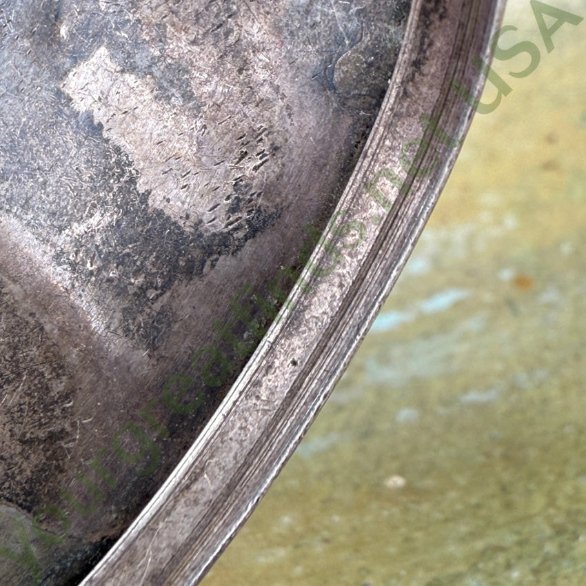 Early Navajo Sterling Silver & Green Turquoise Cuff Row Bracelet bracelet