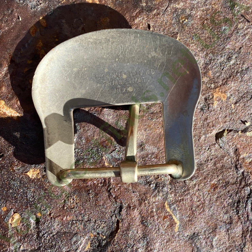 Early Vogt Sterling Silver Engraved Ranger Belt Buckle