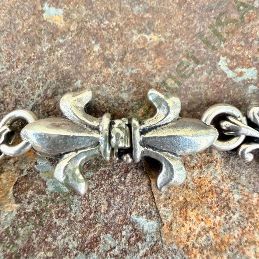 Fleur de lis Bracelet 925 Sterling Silver Isis Jewelry bracelet