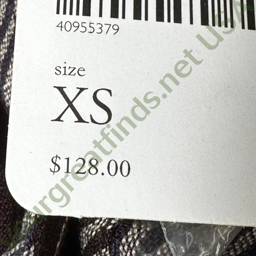 Free People Nwt Black Pinstripe Drawstring Blouse Blouse