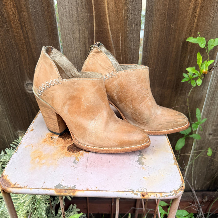 Freebird by Steven Steel Leather Boots Booties Size 9 Freebird boots