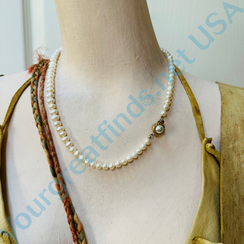 Freshwater Pearl Necklace 18.5 5.9Mm