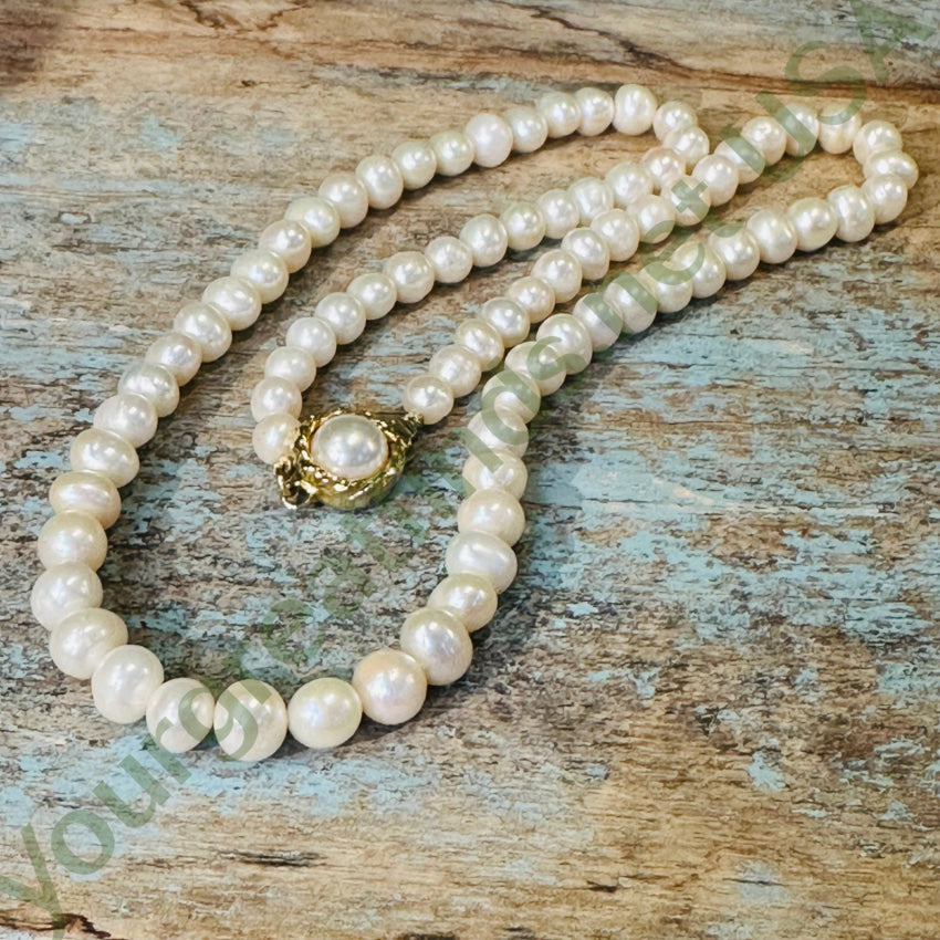 Freshwater Pearl Necklace 18.5 5.9Mm