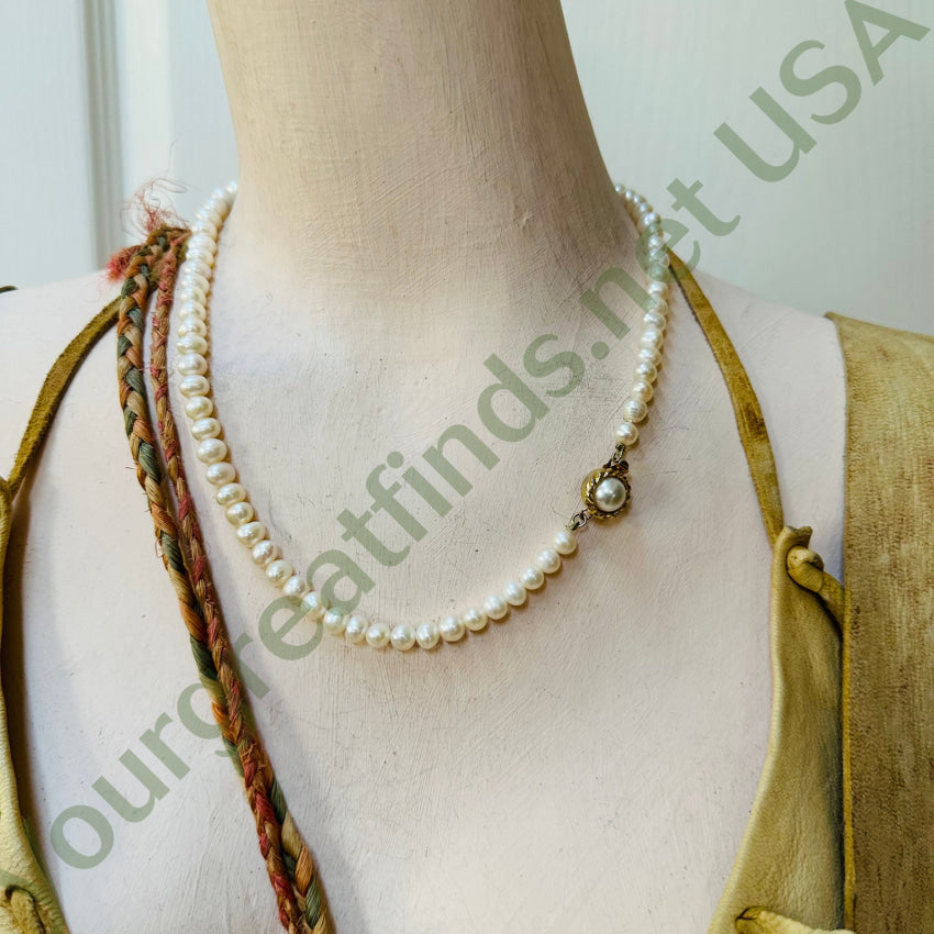 Freshwater Pearl Necklace 18.5 5.9Mm
