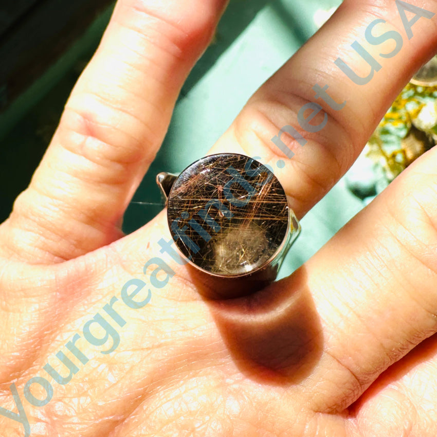 George Jensen Vivianna Torun Rutilated Quartz Ring #151 Sterling Apparel & Accessories