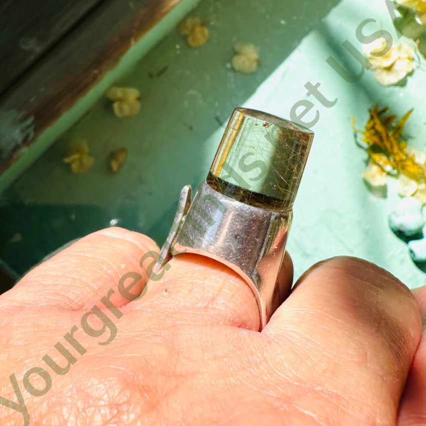 George Jensen Vivianna Torun Rutilated Quartz Ring #151 Sterling Apparel & Accessories
