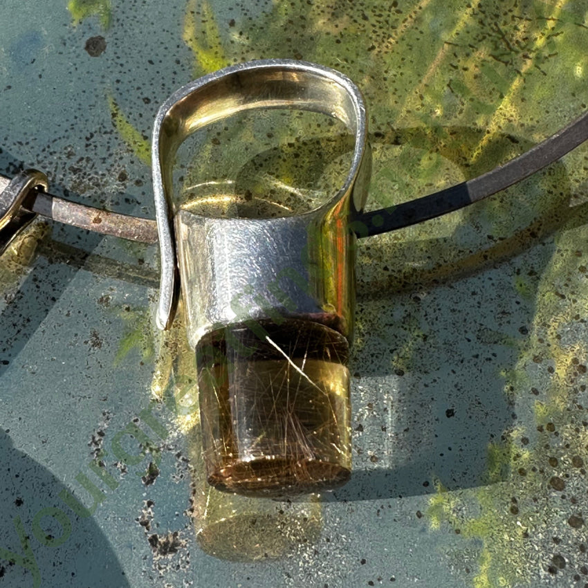 George Jensen Vivianna Torun Rutilated Quartz Ring #151 Sterling Apparel & Accessories