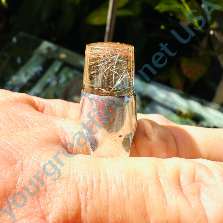 George Jensen Vivianna Torun Rutilated Quartz Ring #151 Sterling Apparel & Accessories