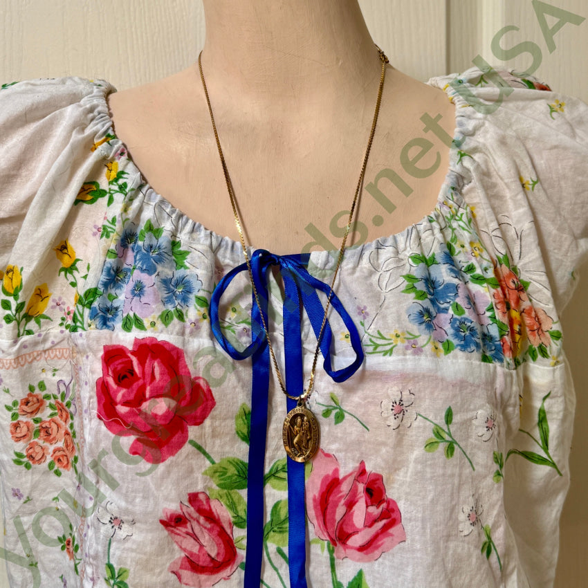 Goldtone Saint Christopher Necklace necklace