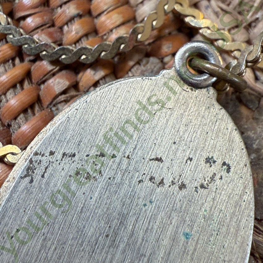 Goldtone Saint Christopher Necklace necklace