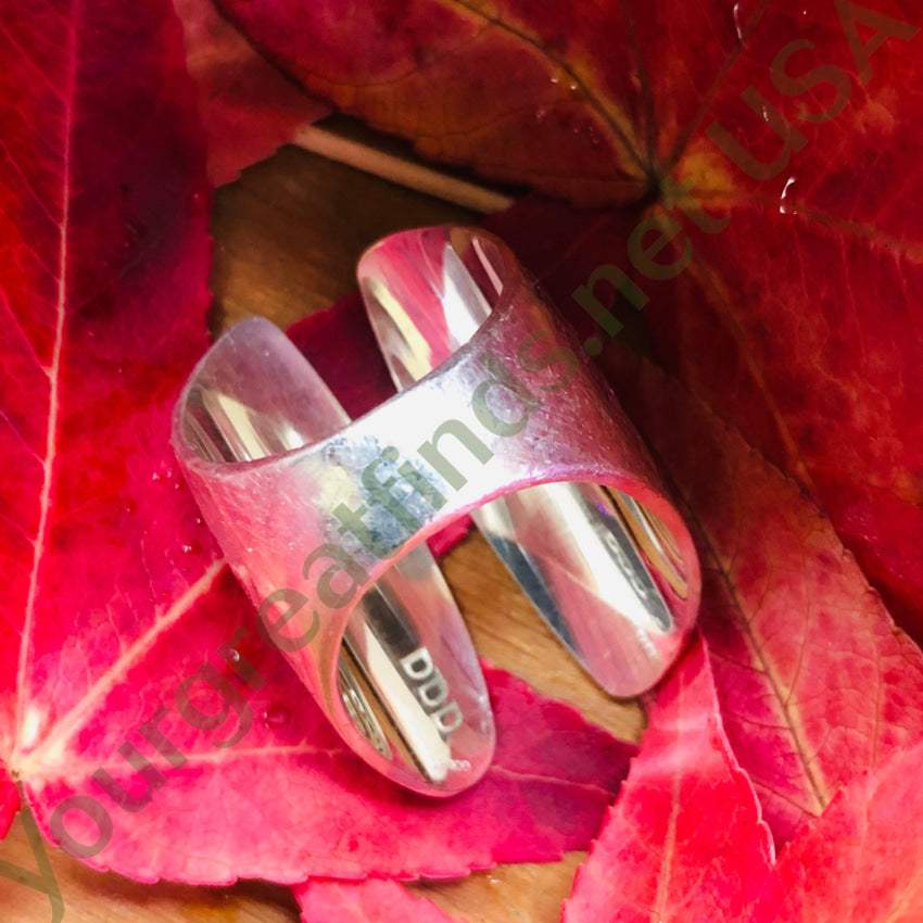 Hammered Sterling Silver Ring By Dominique Dinouart Ddd Mexico Ring