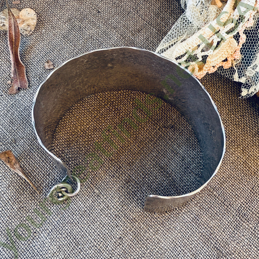 Hammered Wide Sterling Silver Cuff Bracelet 2018 Inspirational bracelet