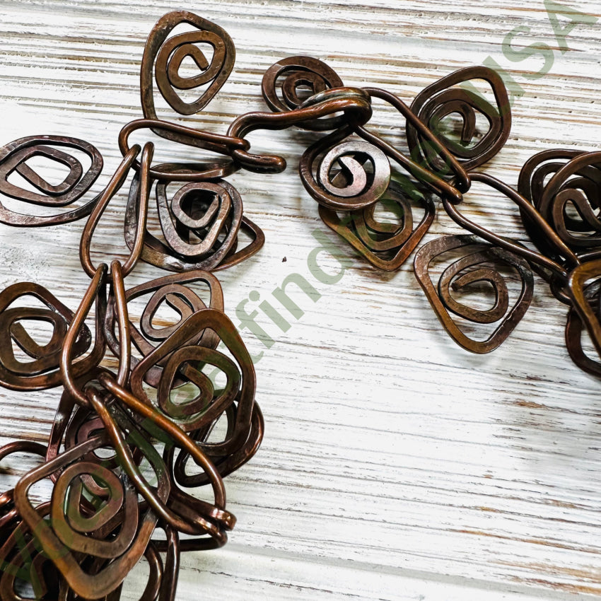 Handmade Hammered Copper Necklace Will Case - Daniels