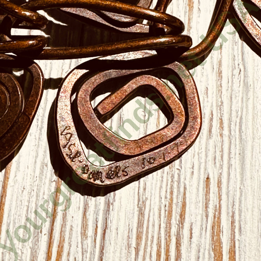 Handmade Hammered Copper Necklace Will Case - Daniels