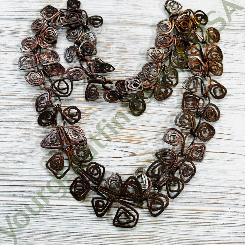 Handmade Hammered Copper Necklace Will Case - Daniels