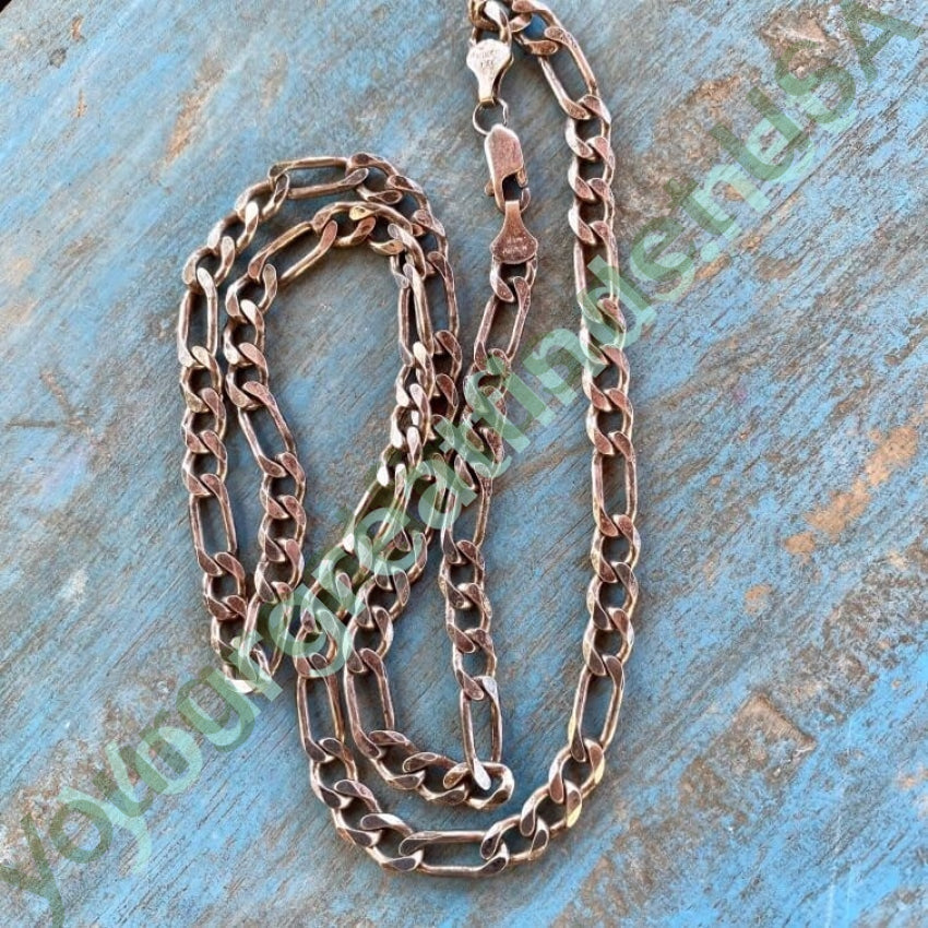 Heavy Solid Sterling Silver Figaro Chain Yourgreatfinds