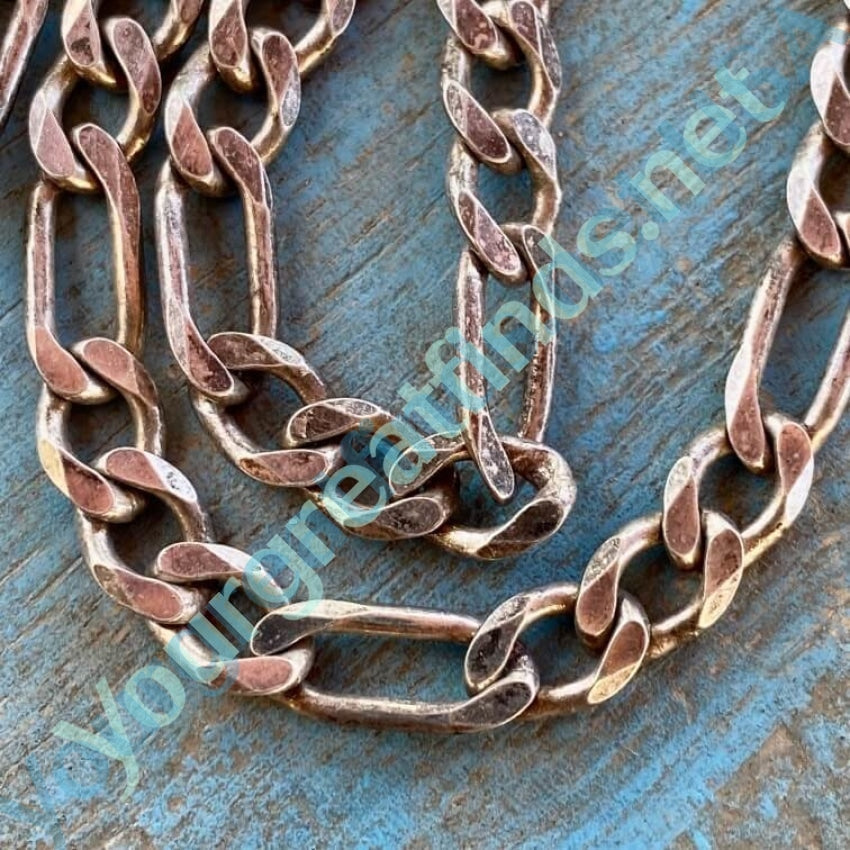 Heavy Solid Sterling Silver Figaro Chain Yourgreatfinds