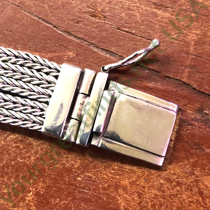 Heavy Sterling Silver Id Bracelet Bracelet