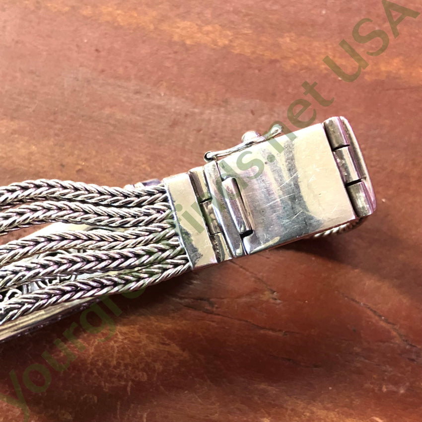 Heavy Sterling Silver Id Bracelet Bracelet