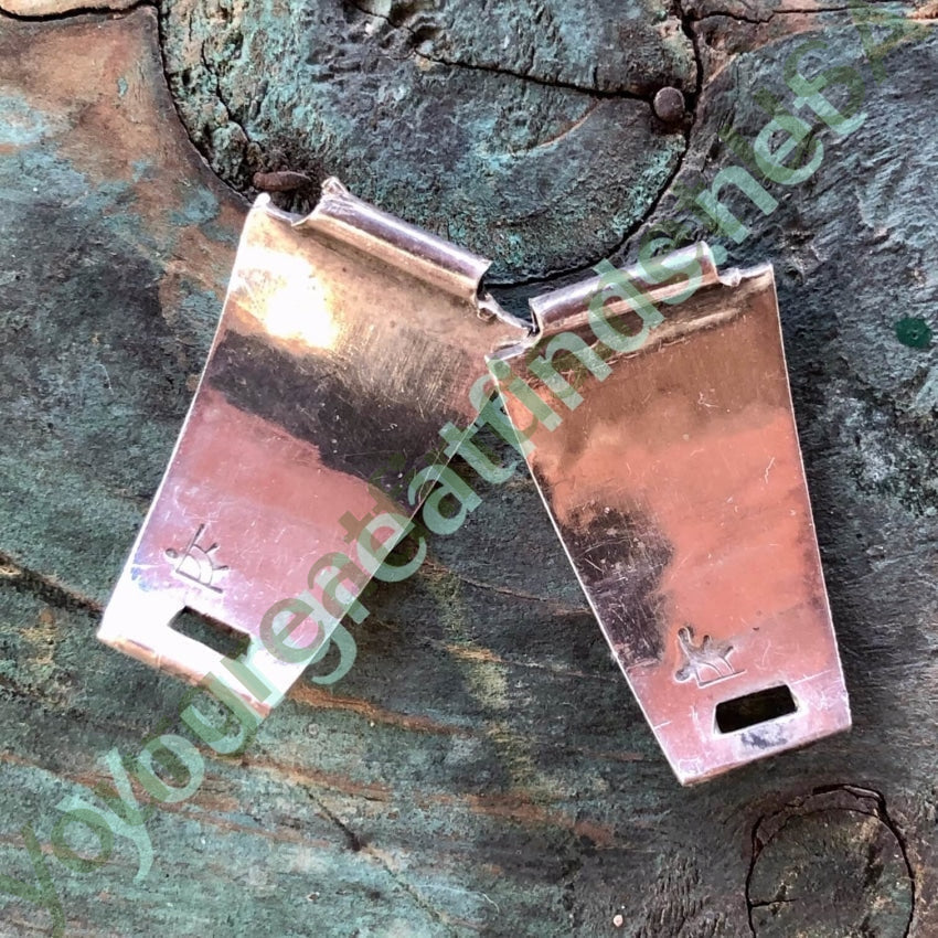 Hopi Sterling Silver Watch Band Plates Clifton Mowa Yourgreatfinds