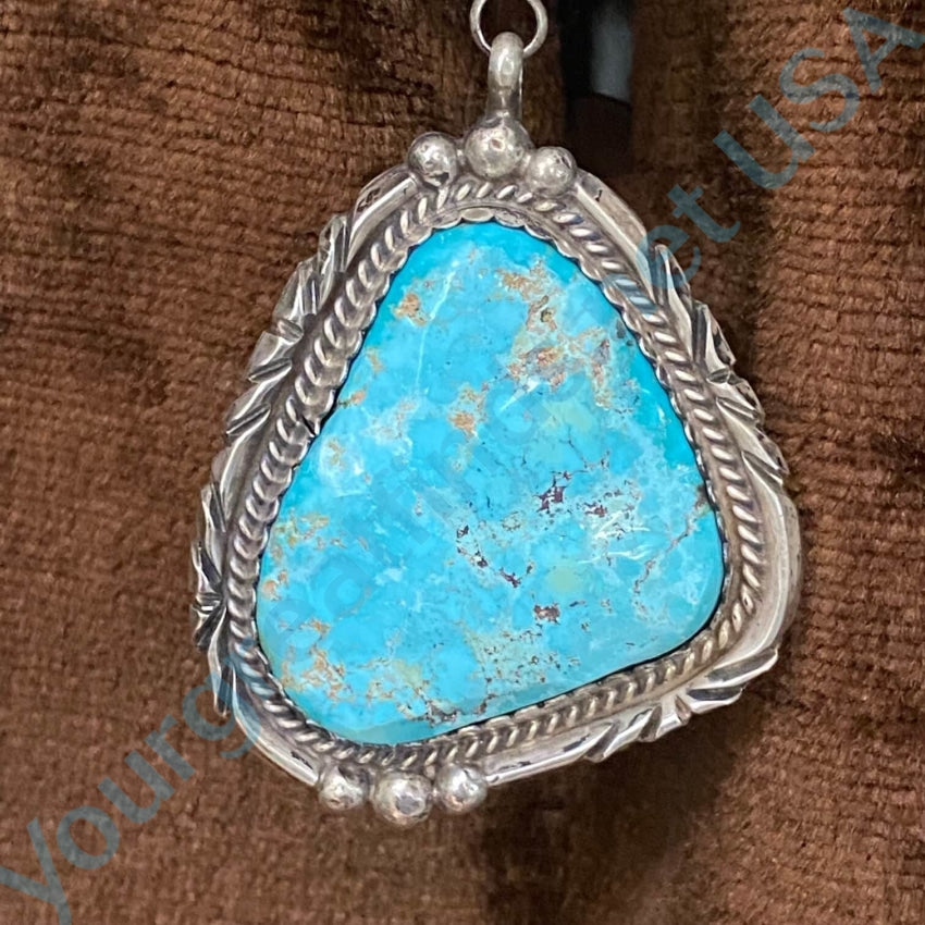 Huge Navajo Beaded Necklace Huge Turquoise