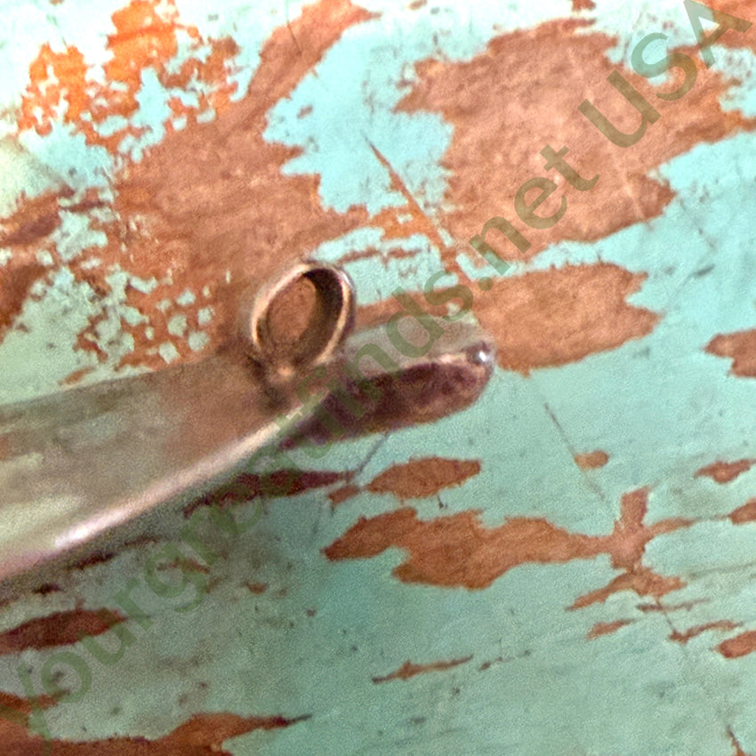 Huge Vintage Navajo Tufa Stone Cast Sterling Silver Naja Pendant Pendant