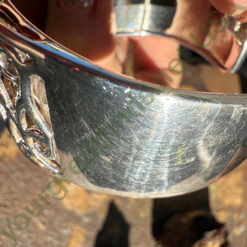 Lacy Sterling Silver Double Wall Cuff Bracelet bracelet