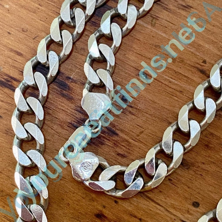 Large Sterling Silver Chain 22" Long 58 grams Yourgreatfinds