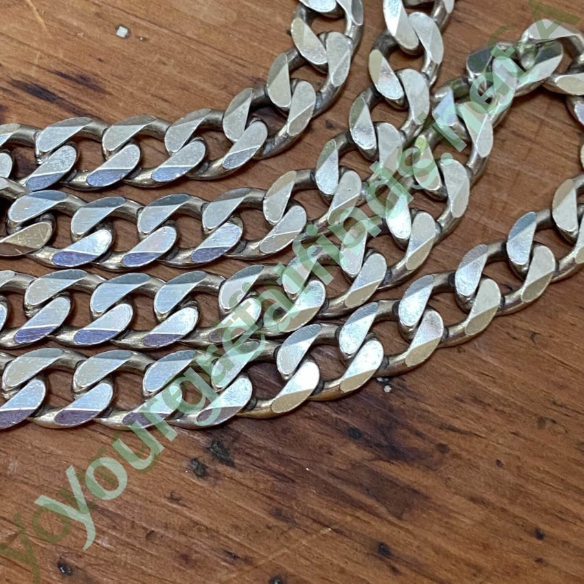 Large Sterling Silver Chain 22" Long 58 grams Yourgreatfinds
