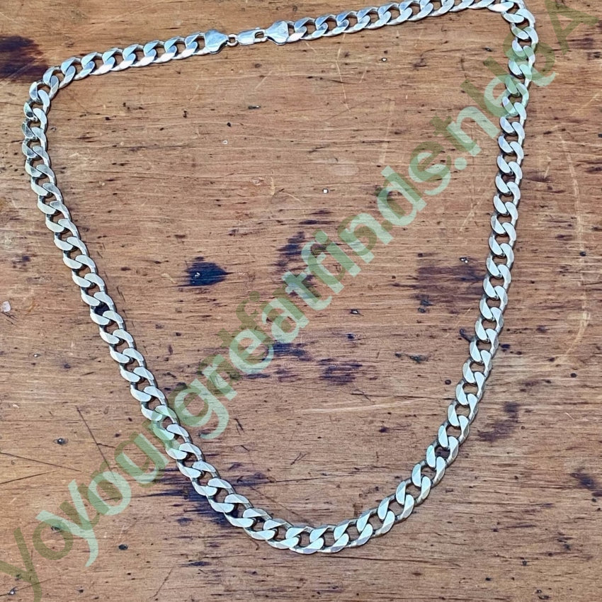 Large Sterling Silver Chain 22" Long 58 grams Yourgreatfinds