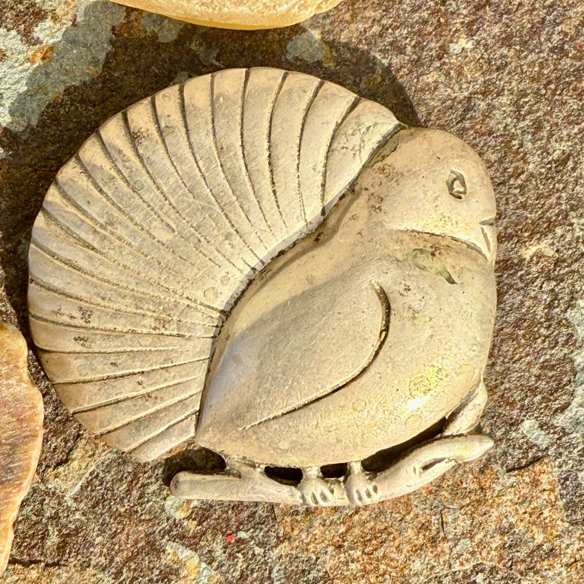 Large Sterling Silver Dove / Pigeon Bird Brooch brooch
