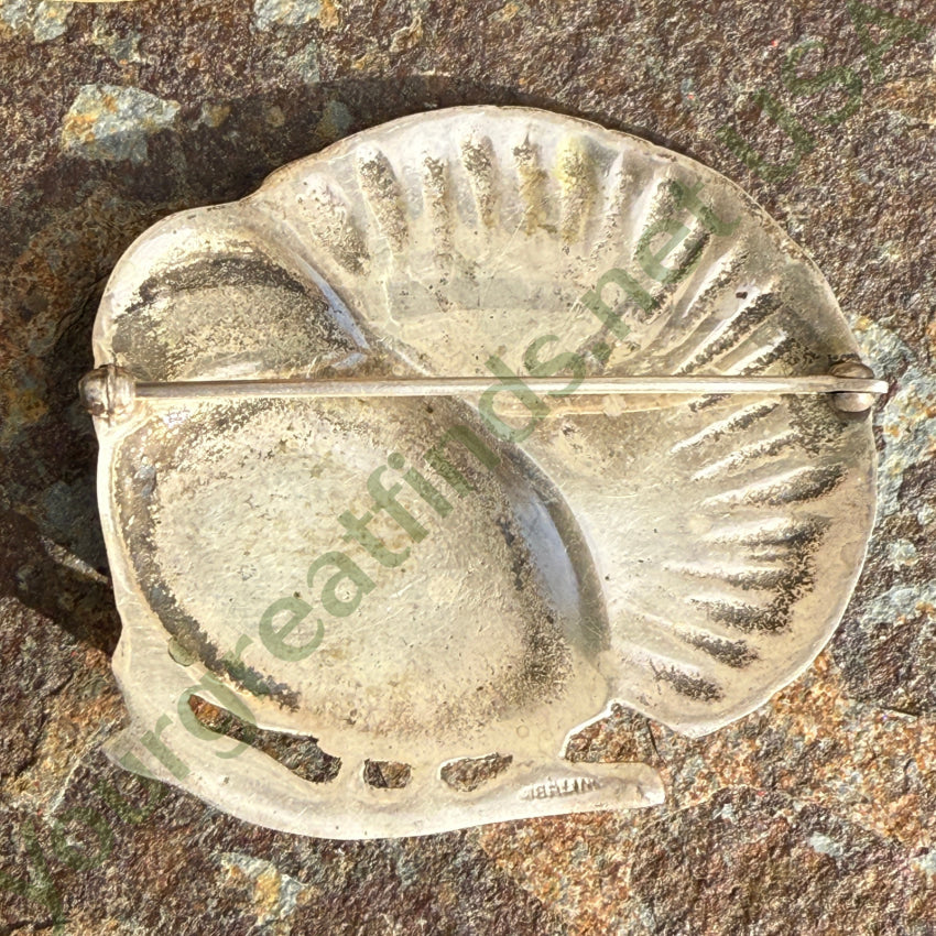 Large Sterling Silver Dove / Pigeon Bird Brooch brooch