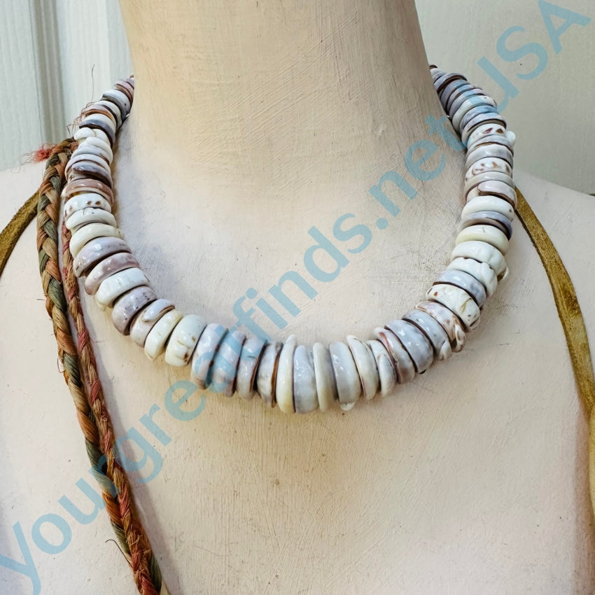 authentic puka shell necklace & ancle bracelet - jewelry - by owner - sale  - craigslist