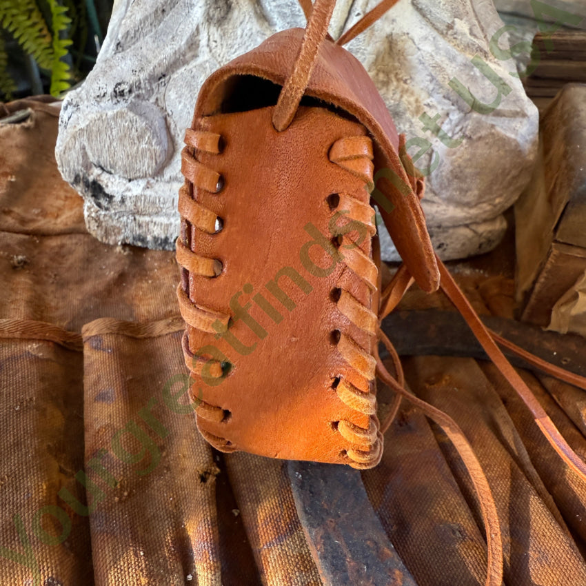 Little Mexican Tooled Leather Crossbody Bag Purse purse