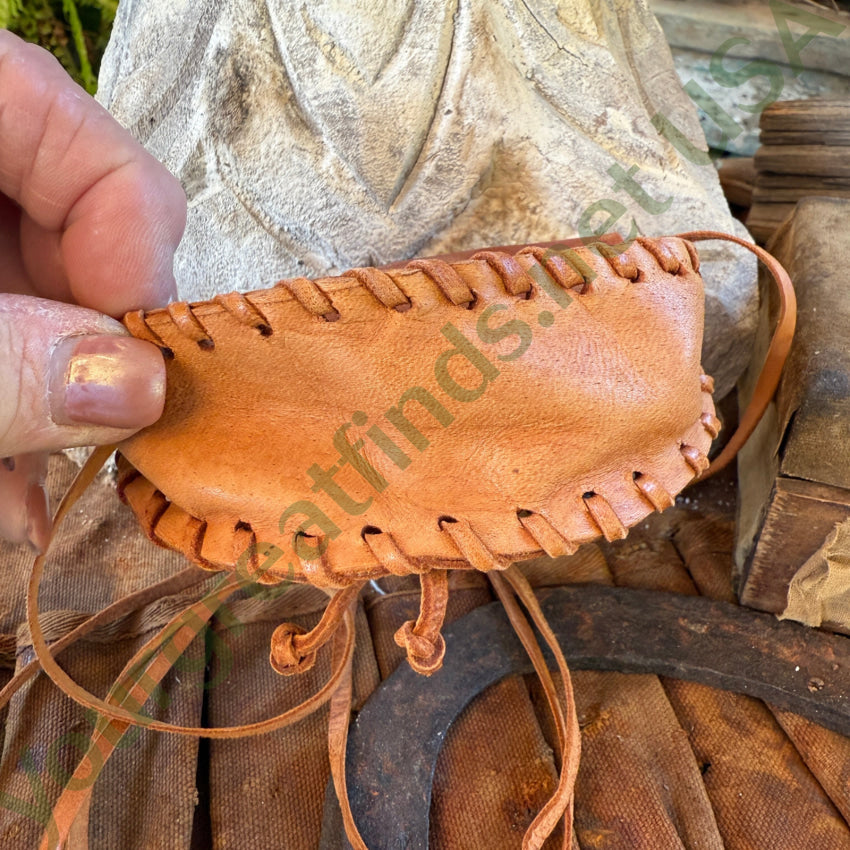 Little Mexican Tooled Leather Crossbody Bag Purse purse