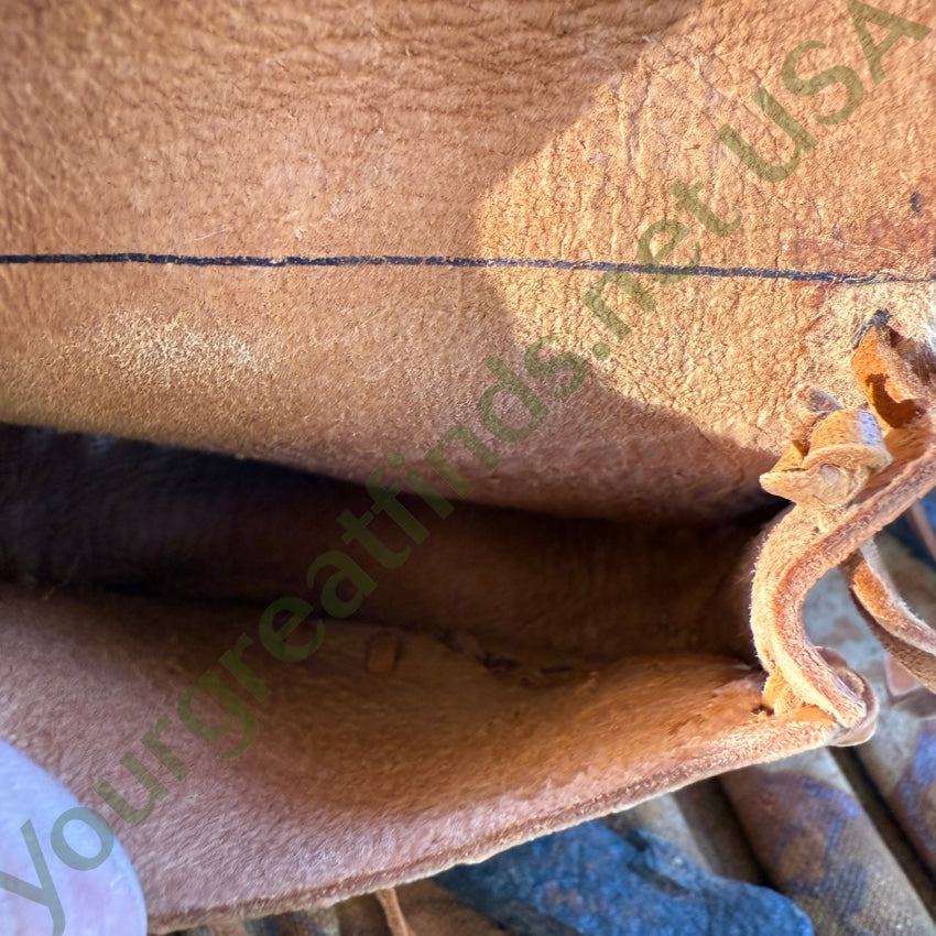 Little Mexican Tooled Leather Crossbody Bag Purse purse