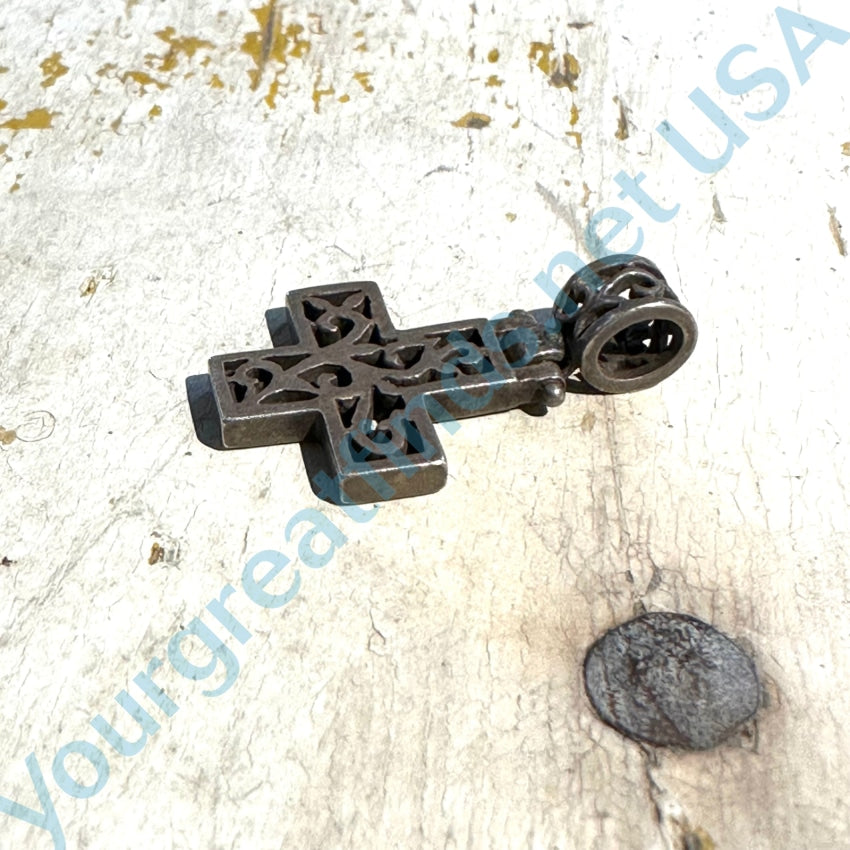 Little Vintage Sterling Silver Cross Pendant