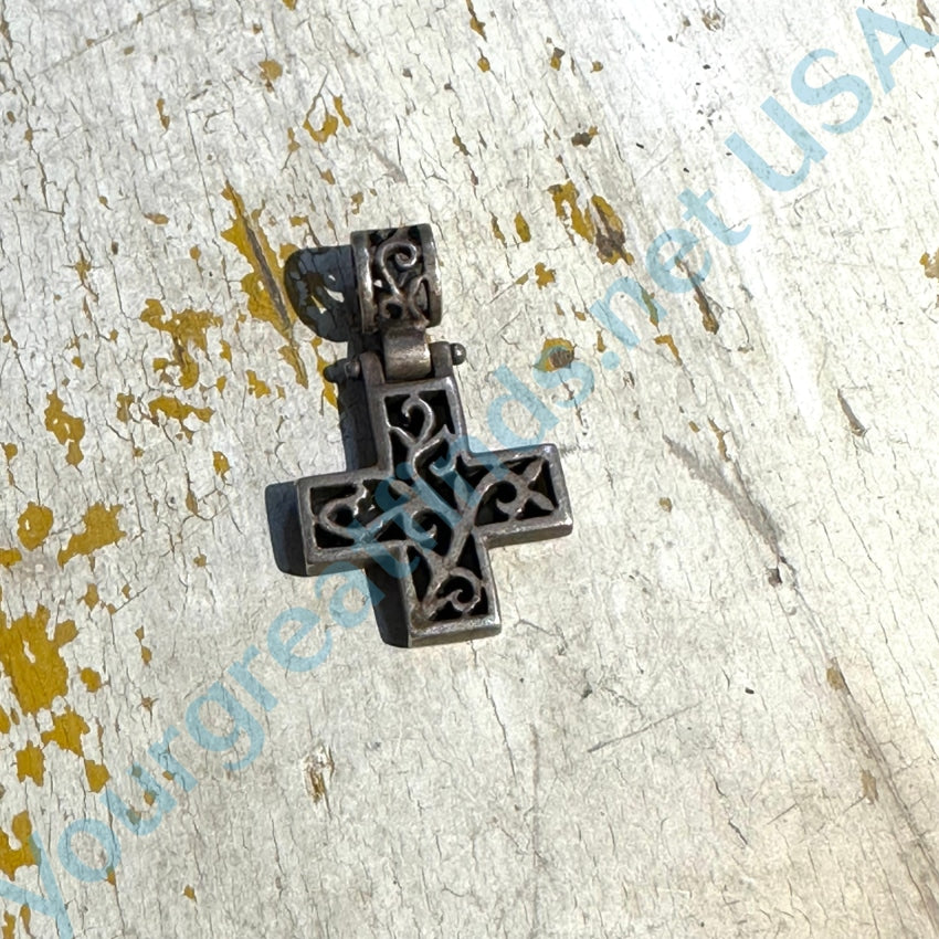 Little Vintage Sterling Silver Cross Pendant