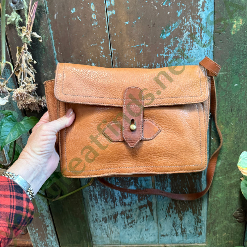 Madewell “The Sketchbook Bag” Brown Leather Crossbody Purse