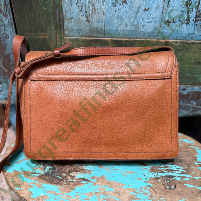 Madewell “The Sketchbook Bag” Brown Leather Crossbody Purse Purse