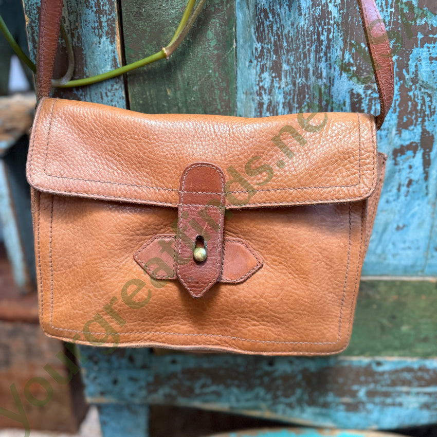 Madewell “The Sketchbook Bag” Brown Leather Crossbody Purse Purse