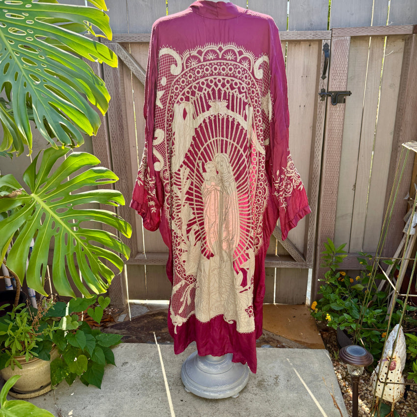 Magnolia Pearl Modal Satin Blessed Kimono Hibiscus NWT SOLD OUT kimono