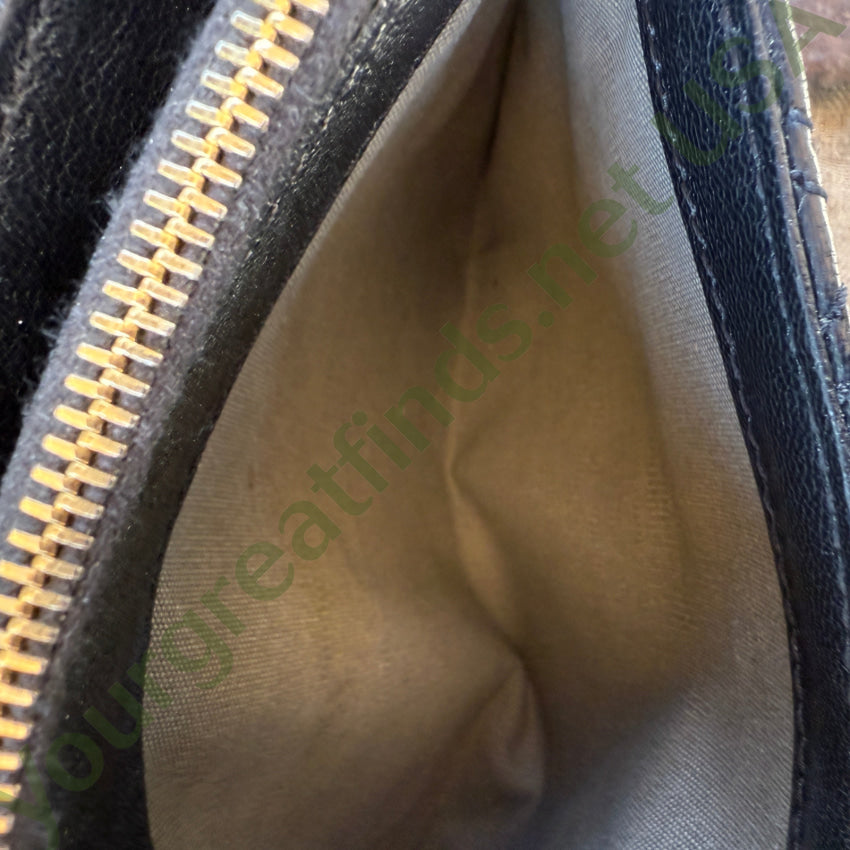 Marc Jacobs Quilted Black Leather Crossbody Bag purse